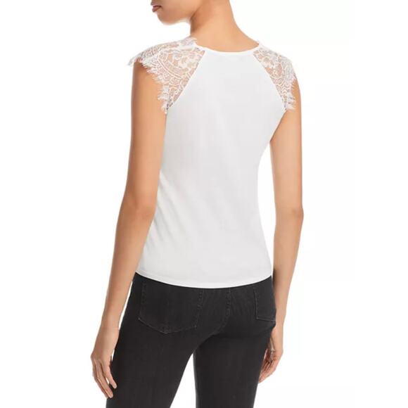 Generation Love Ilya Lace Sleeve Top White size Small - Picture 2 of 7